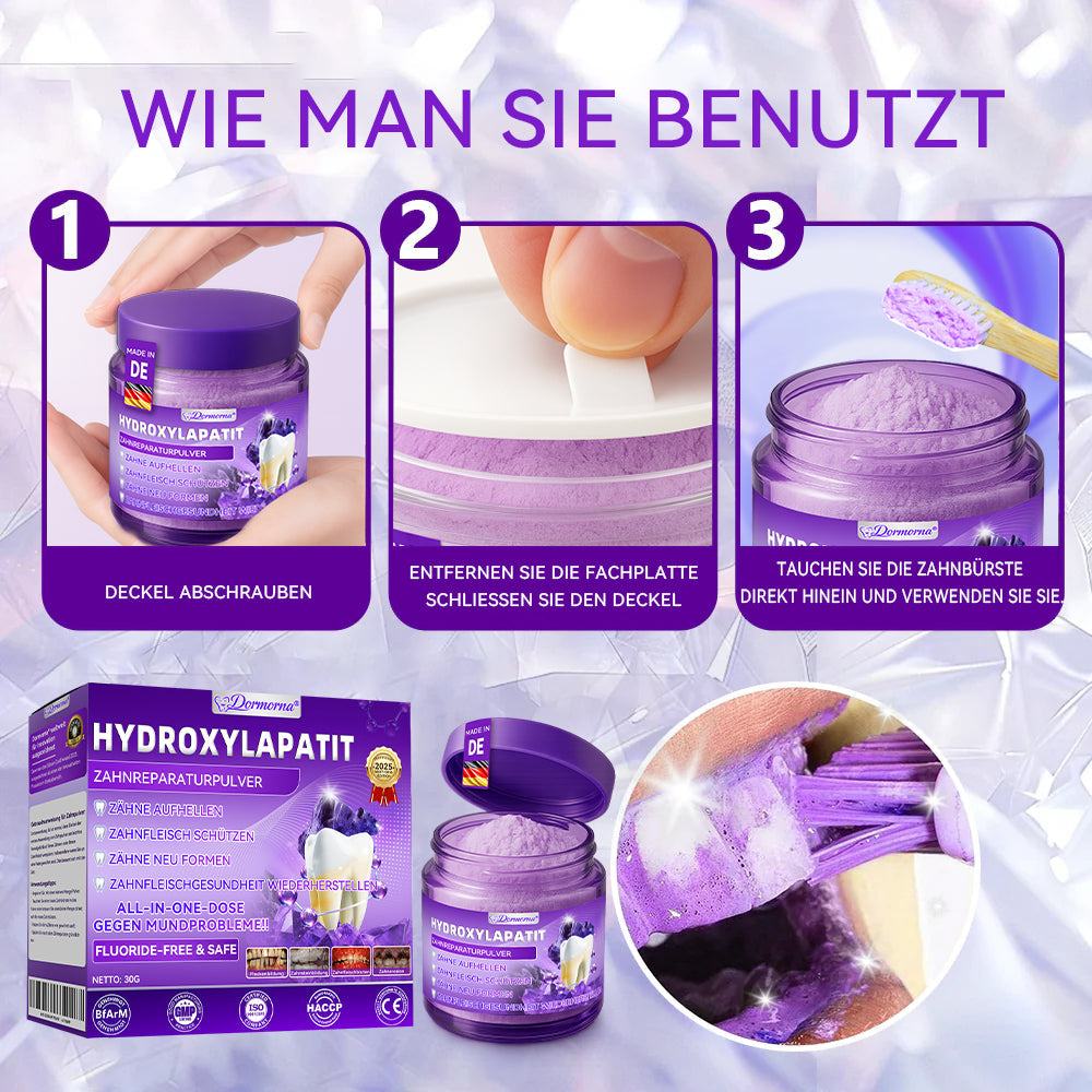 𝐃𝐨𝐫𝒎𝒐𝒓𝙣𝙖® 𝐻𝑦𝑑𝑟𝑜𝑥𝑦𝑙𝑎𝑝𝑎𝑡𝑖𝑡  𝑍𝑎ℎ𝑛𝑟𝑒𝑝𝑎𝑟𝑎𝑡𝑢𝑟𝑝𝑢𝑙𝑣𝑒𝑟👨‍⚕️Repariert effektiv Karies, Zahnfleischprobleme, empfindliche Zähne, Mundgeschwüre und gelbe Zähne und verbessert die gesamte Mundgesundheit💎