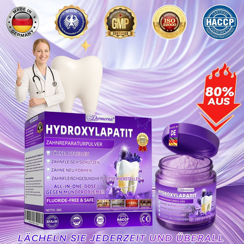 𝐃𝐨𝐫𝒎𝒐𝒓𝙣𝙖® 𝐻𝑦𝑑𝑟𝑜𝑥𝑦𝑙𝑎𝑝𝑎𝑡𝑖𝑡  𝑍𝑎ℎ𝑛𝑟𝑒𝑝𝑎𝑟𝑎𝑡𝑢𝑟𝑝𝑢𝑙𝑣𝑒𝑟👨‍⚕️Repariert effektiv Karies, Zahnfleischprobleme, empfindliche Zähne, Mundgeschwüre und gelbe Zähne und verbessert die gesamte Mundgesundheit💎