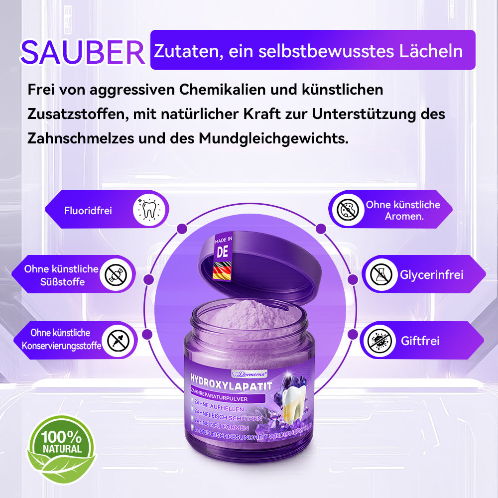 𝐃𝐨𝐫𝒎𝒐𝒓𝙣𝙖® 𝐻𝑦𝑑𝑟𝑜𝑥𝑦𝑙𝑎𝑝𝑎𝑡𝑖𝑡  𝑍𝑎ℎ𝑛𝑟𝑒𝑝𝑎𝑟𝑎𝑡𝑢𝑟𝑝𝑢𝑙𝑣𝑒𝑟👨‍⚕️Repariert effektiv Karies, Zahnfleischprobleme, empfindliche Zähne, Mundgeschwüre und gelbe Zähne und verbessert die gesamte Mundgesundheit💎