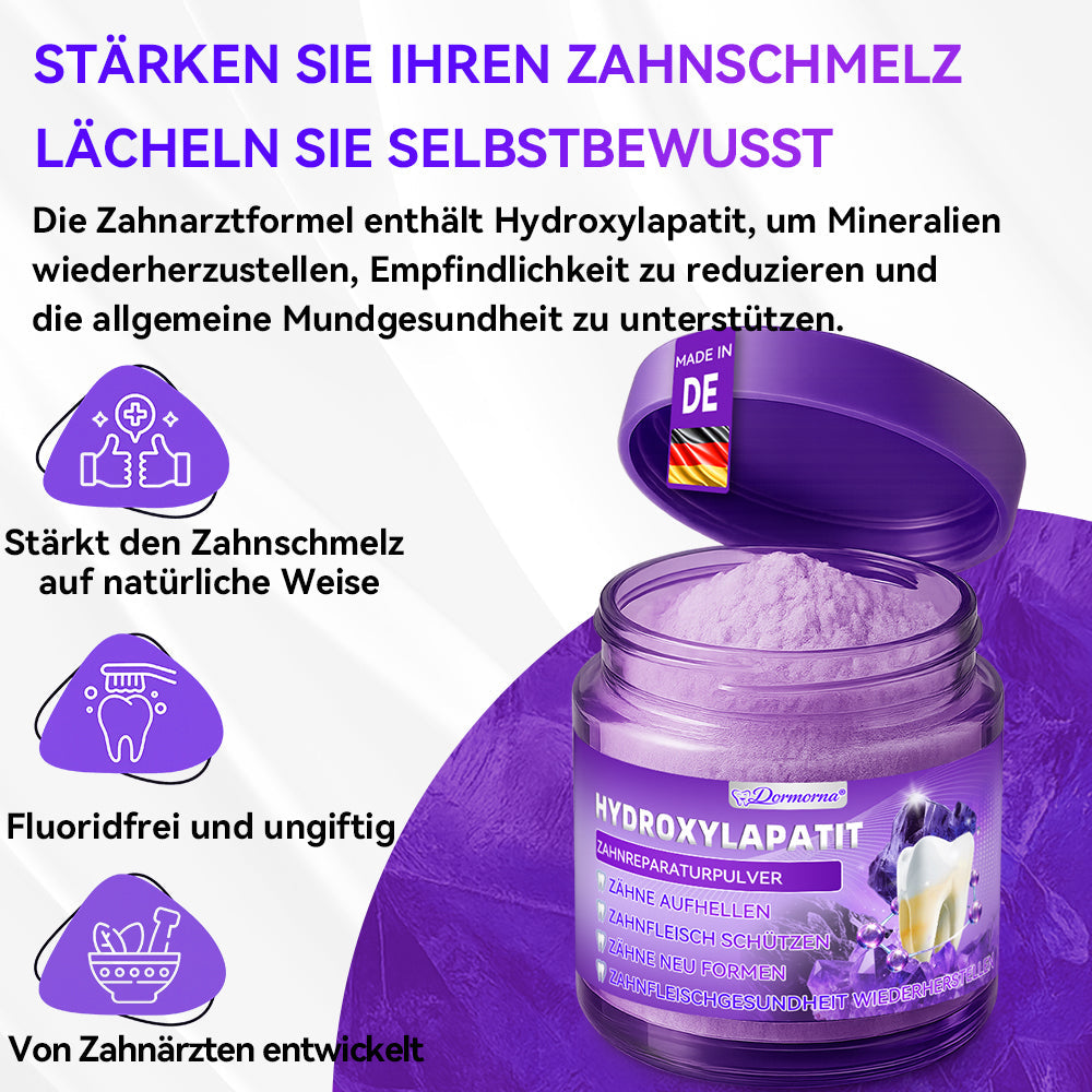 𝐃𝐨𝐫𝒎𝒐𝒓𝙣𝙖® 𝐻𝑦𝑑𝑟𝑜𝑥𝑦𝑙𝑎𝑝𝑎𝑡𝑖𝑡  𝑍𝑎ℎ𝑛𝑟𝑒𝑝𝑎𝑟𝑎𝑡𝑢𝑟𝑝𝑢𝑙𝑣𝑒𝑟👨‍⚕️Repariert effektiv Karies, Zahnfleischprobleme, empfindliche Zähne, Mundgeschwüre und gelbe Zähne und verbessert die gesamte Mundgesundheit💎